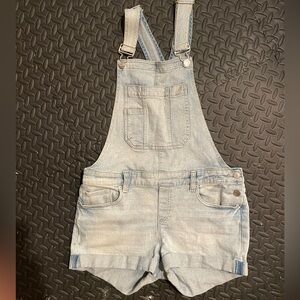 Garage denim short overalls